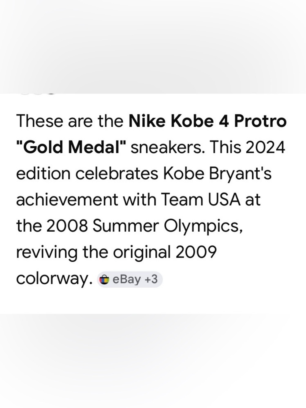 Nike Kobe 4 Protro Gold Metal Athletic Basketball Sneakers New & box size 14 - Picture 15 of 15
